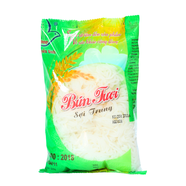 Bún tươi sợi trung