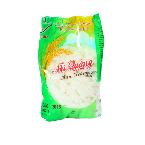 Mì quảng màu trắng