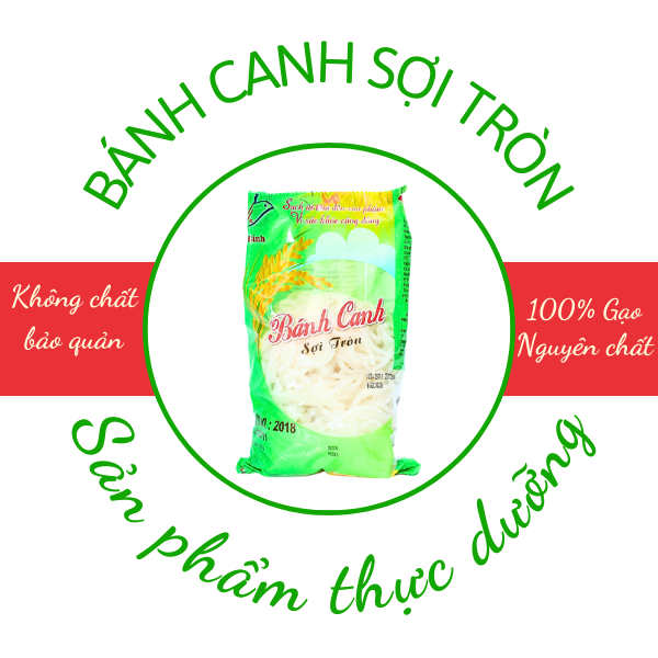 Bánh canh sợi tròn