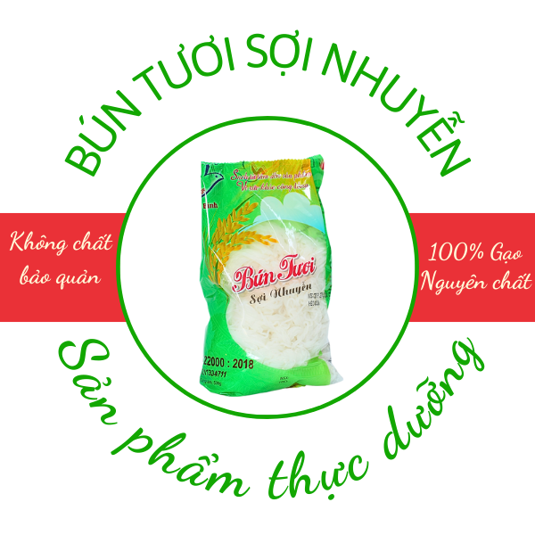 Bún tươi sợi nhuyễn