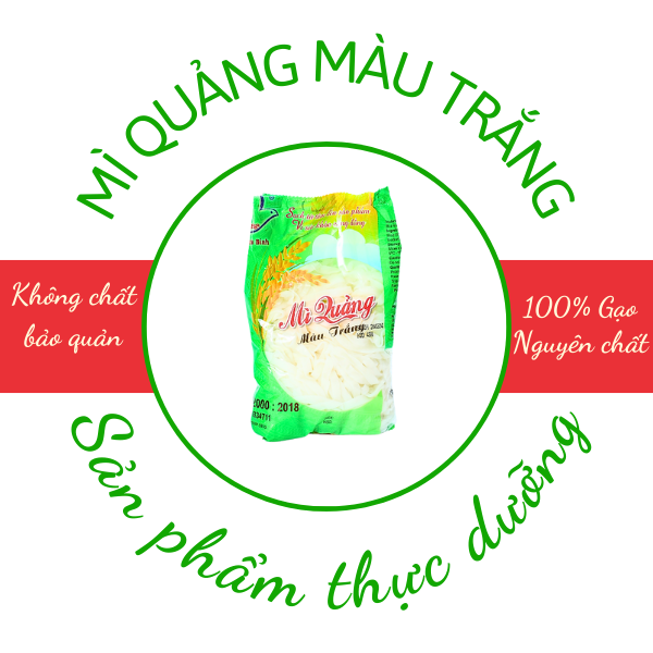 Mì quảng màu trắng